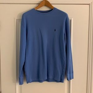 Light blue polo undershirt